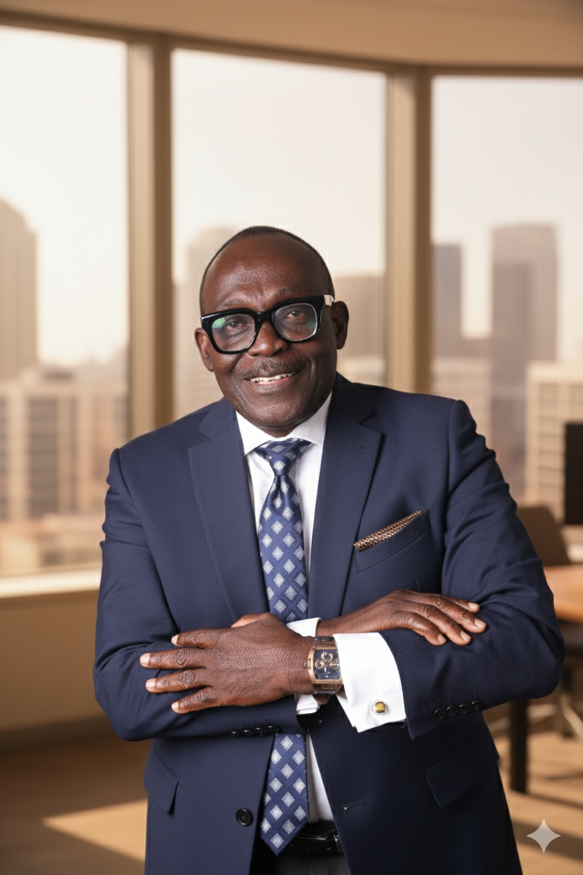 Professional portrait of George Ankoma Mensah, the founder